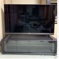 SHARP60インチ 液晶テレビ AQUOS LC-60XL20 テレビ台セット シャープAQUOS 60インチ LC60XL20テレビ台付き