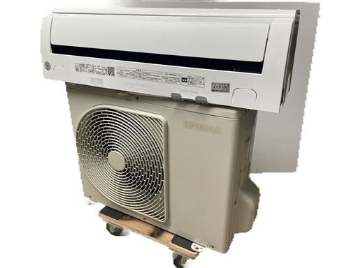 K05644 中古エアコン 東芝 2022年製 主に6畳用 冷房能力 2.2KW / 暖房能力 2.2KW