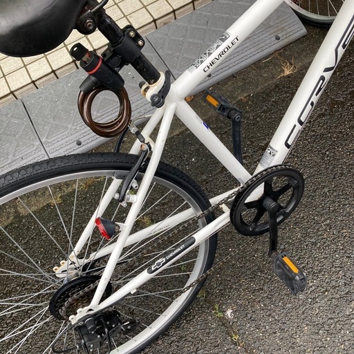 CHEVROLETクロスバイク シボレー 700C 約27インチ自転車シマノ製6段