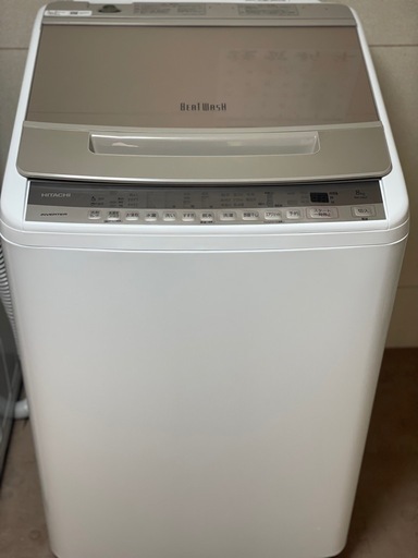 送料・設置込み可　洗濯機　8kg HITACHI 2021年