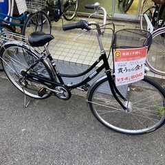 27インチ軽快車　ブラック