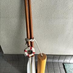 マリングッズ「木製オール等」