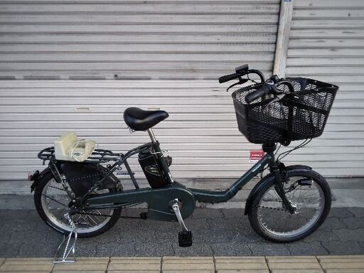 [Panasonic]GYUTTO mini(ギュットミニ)20吋 小径電動アシスト自転車 13.2Ahバッテリー+充電器(マットディープグリーン)