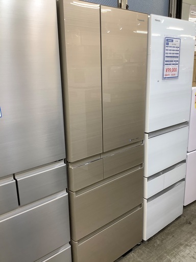 【Panasonic】6ドア冷蔵庫 NR-F554HPX-N 550L 2019年製