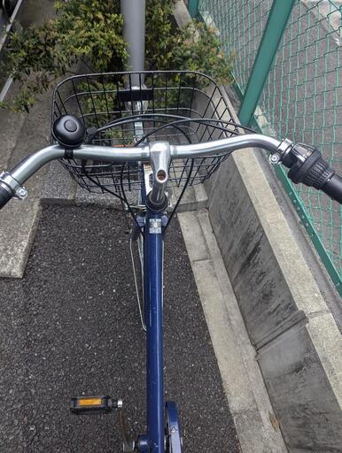 自転車　26インチ　ネイ ビー　あさひサイクルベース