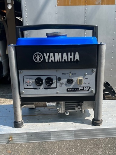 YAMAHA ヤマハ 発電機 EF900FW 100v 60Hz 4サイクル　ポータブル　非常時　防災　災害　アウトドア　キャンプ　レジャー　実動品　美品