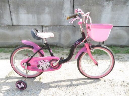子供用自転車　アイデス　ミニーマウス　18インチ　女の子