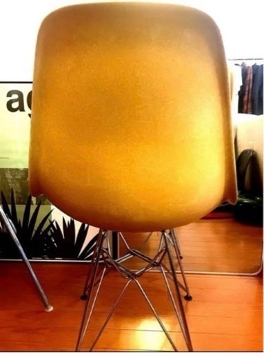 Herman Miller Eames Chair vintage サイドシェルチェア  イエロー