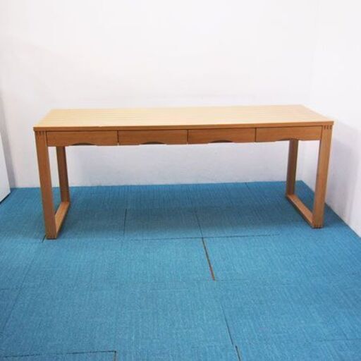 丈夫な作りの作業テーブル デスク 幅1800 奥行60 高さ72cm (IA08)