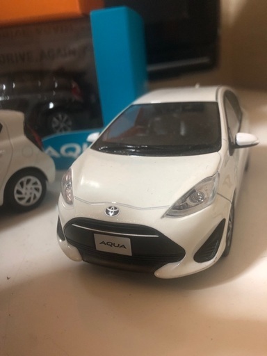 アクア　カラーサンプル　3台 トヨタ アクアAQUA ミニカー 3台セット 9/23（火）より #トヨタ博物館