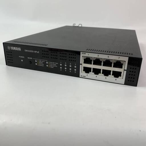 YAMAHA　スマートL2スイッチ SWX2200-8PoE　無線LANアクセスポイント  WLX222