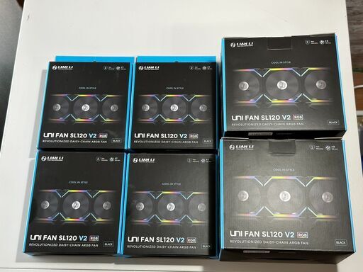 LIAN LI ケースファン SL120 V2 10個セット