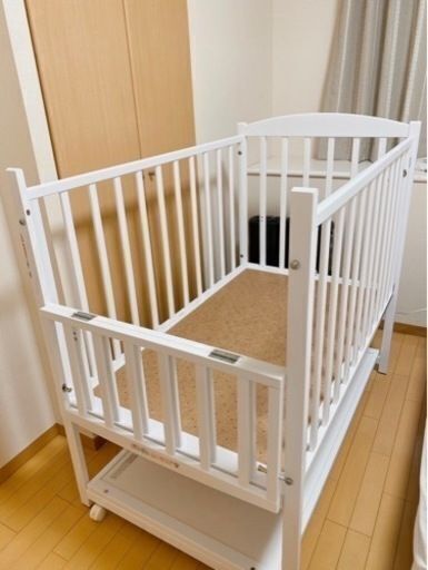 KATOJI ハイタイプベッド　ツーオープン　ベビーベッド