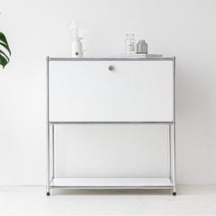 キャビネット　白