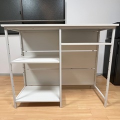 カウンターテーブル　キッチンテーブル　スタンディングデスク　レンジラック　新品未使用