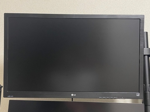スタンド無し 27インチ LG モニター ディスプレイ 27MP38VQ-B フルHD/IPS 非光沢