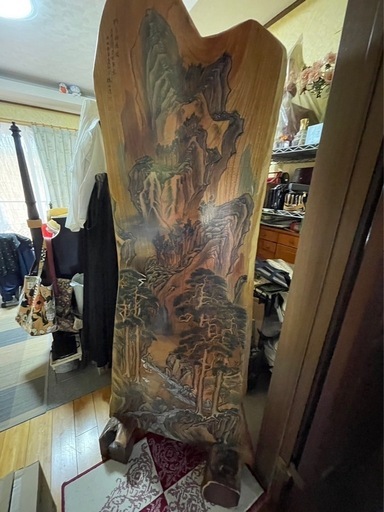 一枚板の置物
