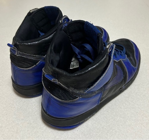 【2000年製造・希少モデル】 NIKE 2000 DUNK HIGH FOOT ACTION 630383-041 BLACK\u0026V SIZE 27.0cm ナイキ ダンク ハイ フットアクション 黒青 スニーカー