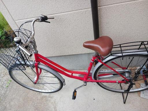 Claire ママチャリ 27インチ オートライト付き 自転車 27インチ6段変速
