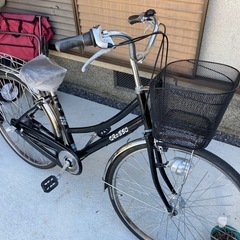 【26インチ自転車】内装3段変速　LEDオートライト付　前後タイヤ、前カゴ、サドル、鍵新品❗️スペアキーあり　BAA認定車❗️若林自転車　膳所店　SALE中❗️
