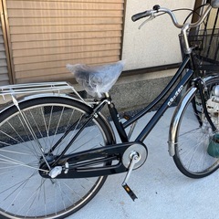 【26インチ自転車】内装3段変速　LEDオートライト付　前後タイヤ、前カゴ、サドル、鍵新品❗️スペアキーあり　BAA認定車❗️若林自転車　膳所店　SALE中❗️