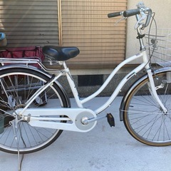 【26インチ自転車】変速なし　リヤタイヤ、鍵新品❗️BAA認定車❗️若林自転車　膳所店　SALE中❗️