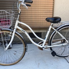 【26インチ自転車】変速なし　リヤタイヤ、鍵新品❗️BAA認定車❗️若林自転車　膳所店　SALE中❗️