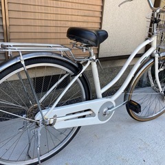 【26インチ自転車】変速なし　リヤタイヤ、鍵新品❗️BAA認定車❗️若林自転車　膳所店　SALE中❗️