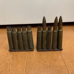 三八式歩兵銃 模擬弾 ダミーカート 旧日本軍 銃弾 10発 クリップ付き 貴重 当時物 実物 アンティーク 三八式歩兵銃 模擬弾 ダミーカート 旧日本軍 銃弾 10発 クリップ付き