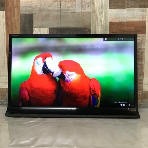 即日受渡❣️SHARP AQUOS32型液晶TV傾斜を付けたデザインを採用した液晶TV7500円