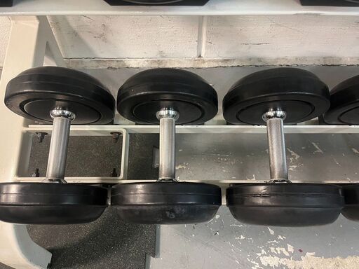 IVANKO ラバーダンベルラックセット 14kgから24kg 2kg刻み