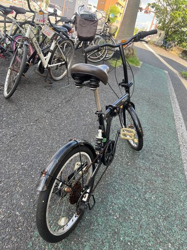 リサイクルショップどりーむ天保山店　No1390　自転車　シティーサイクル　20インチ　6段ギア付き　折りたたみ不可