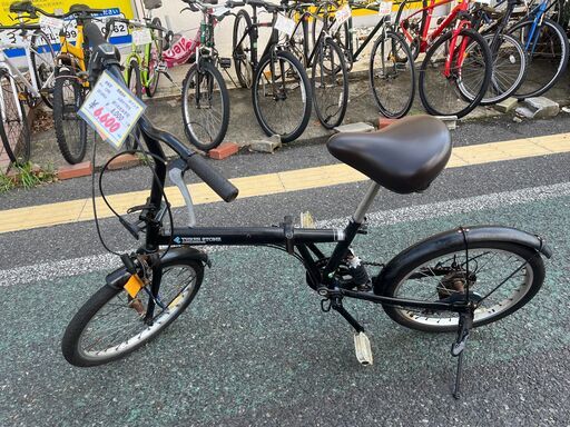 リサイクルショップどりーむ天保山店　No1390　自転車　シティーサイクル　20インチ　6段ギア付き　折りたたみ不可