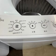 洗濯機　No.13364　ハイセンス　2018年製　5.5kg　HW-E5502　【リサイクルショップどりーむ荒田店】