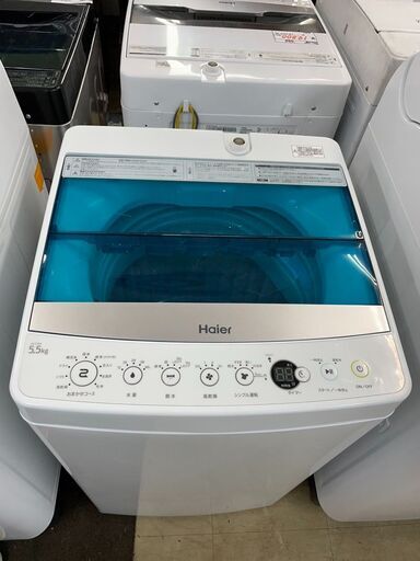 洗濯機　No.13364　ハイセンス　2018年製　5.5kg　HW-E5502　【リサイクルショップどりーむ荒田店】
