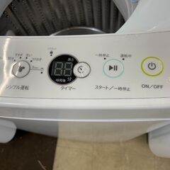 洗濯機　No.13364　ハイセンス　2018年製　5.5kg　HW-E5502　【リサイクルショップどりーむ荒田店】