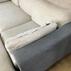 FU975】☆ オットマン付き ソファー 家具 クリーニング済 堺市 深井 