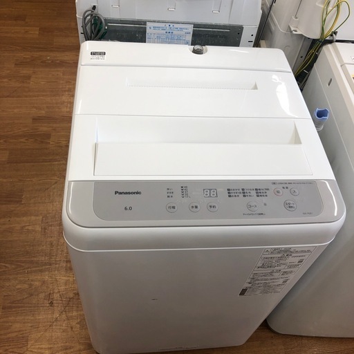 安心の1年保証付！！Panasonic 全自動洗濯機　6.0kg 2023年製　売ります！取りに来れる方限定！