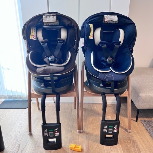 【美品】2019年 エールべべ クルット5i ISOFIX　2台セット