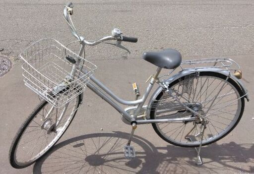 26インチ  中古 自転車 10,800円 3段切替 鍵新品 オートライト付 新規防犯登録料コミ 438