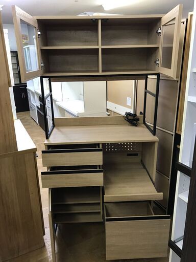 FU988】☆システムキッチン ナチュラル キッチン家具 家具