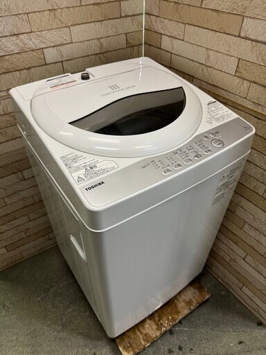 大阪送料無料★3か月保障付き★洗濯機★2018年★東芝★5kg★AW-5G6★S-451