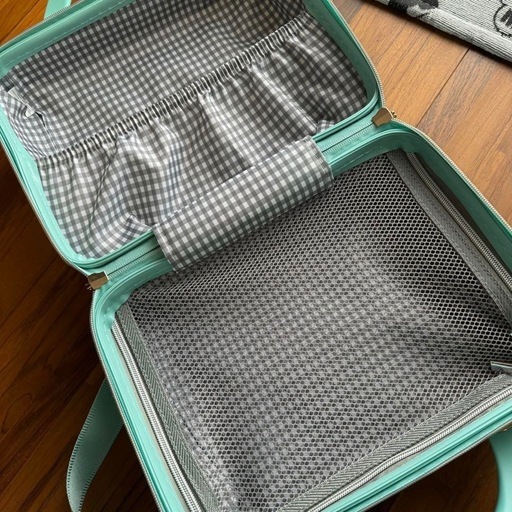 ハードジッパー スーツケース キャリーケース グラデーション 可愛い ミント 最終価格】ハードジッパー スーツケース キャリーケース