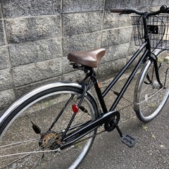 【27インチ自転車】美品❗️LEDオートライト付　変速なし　前後新品ブリヂストン製タイヤ❗️チェーン新品❗️若林自転車　浜大津店　SALE中❗️