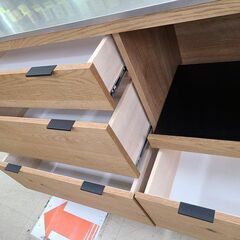 J7660　unico　ウニコ　末次家具工芸　キッチンカウンター　ADDAY　アディ　オーク材　クリーニング済　【リユースのサカイ柏店】参考価格119,900円