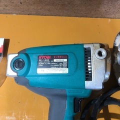 【ゆ.ec】RYOBI リョービ サンダーポリッシャー PE-1400 パフペーパーなどセット 低速タイプ シングル 研磨 シングルアクション 動作確認済