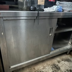 業務用作業台収納付き❗️値下げしました‼️早い者勝ち‼️