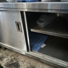 業務用作業台収納付き❗️値下げしました‼️早い者勝ち‼️