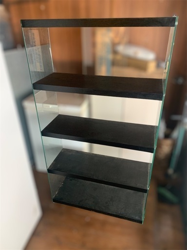 ガラスシェルフ メーカー不明