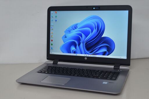 中古良品ノートパソコン HP Probook 470 G3 Windows11+office 爆速SSD512GB core i7-6500U/メモリ8GB/17.3インチ/DVDマルチ/webカメラ/無線